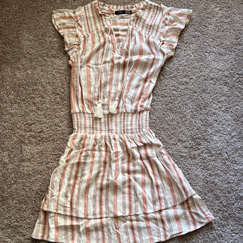 Dex Multicolor Striped Dress